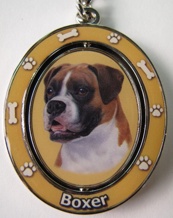 Boxer, Uncropped Keychain