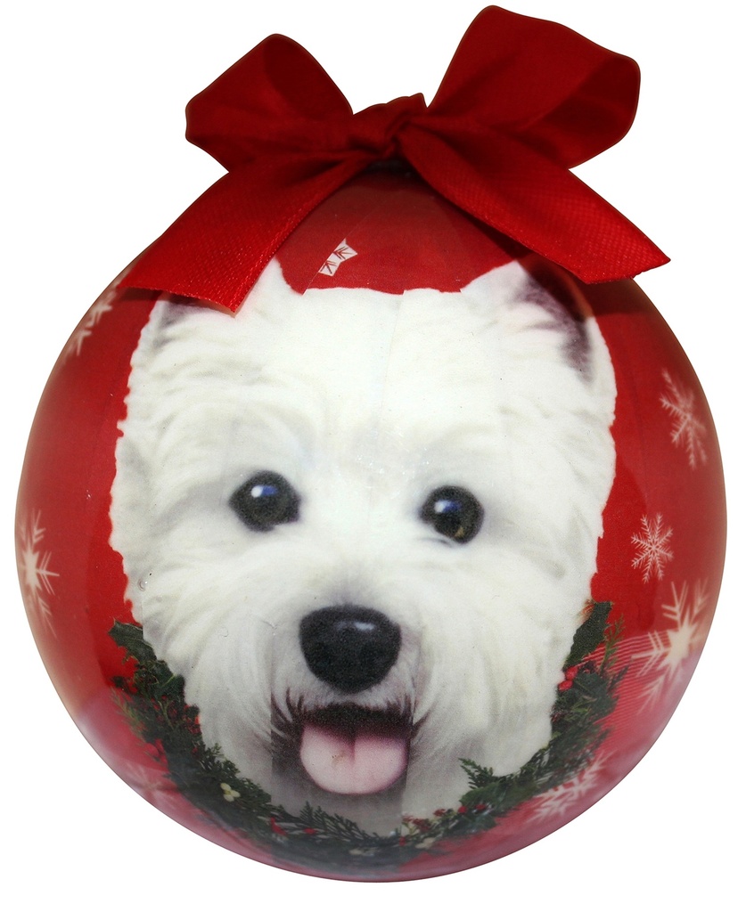 Westie  Ornaments, Christmas Ball