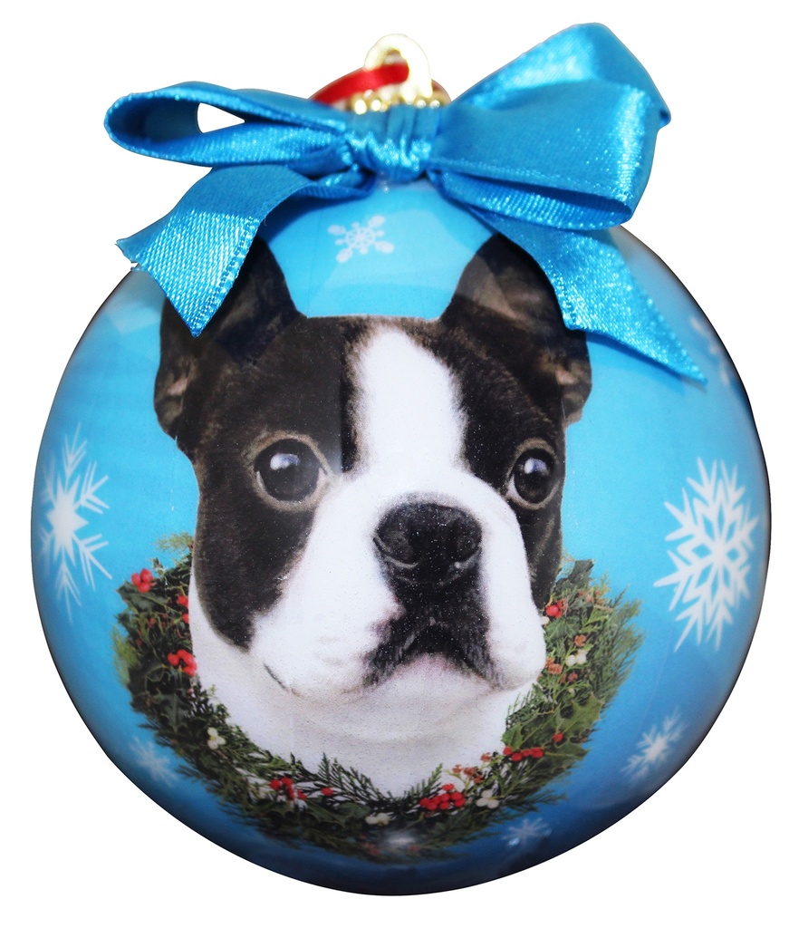 Boston Terrier  Ornaments, Christmas Ball