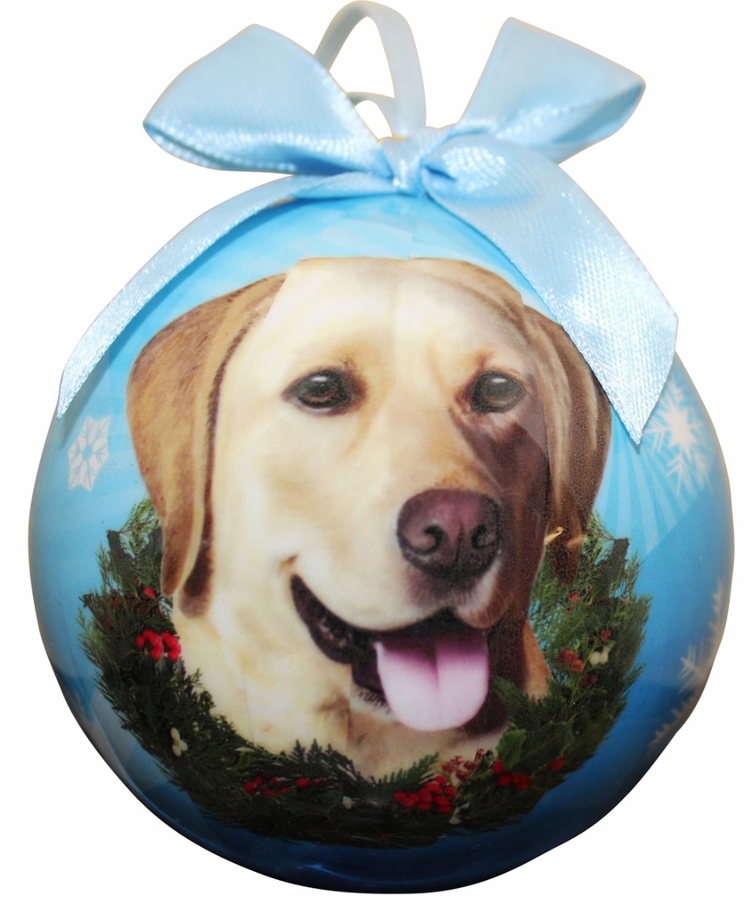 Labrador, yellow  Ornaments, Christmas Ball