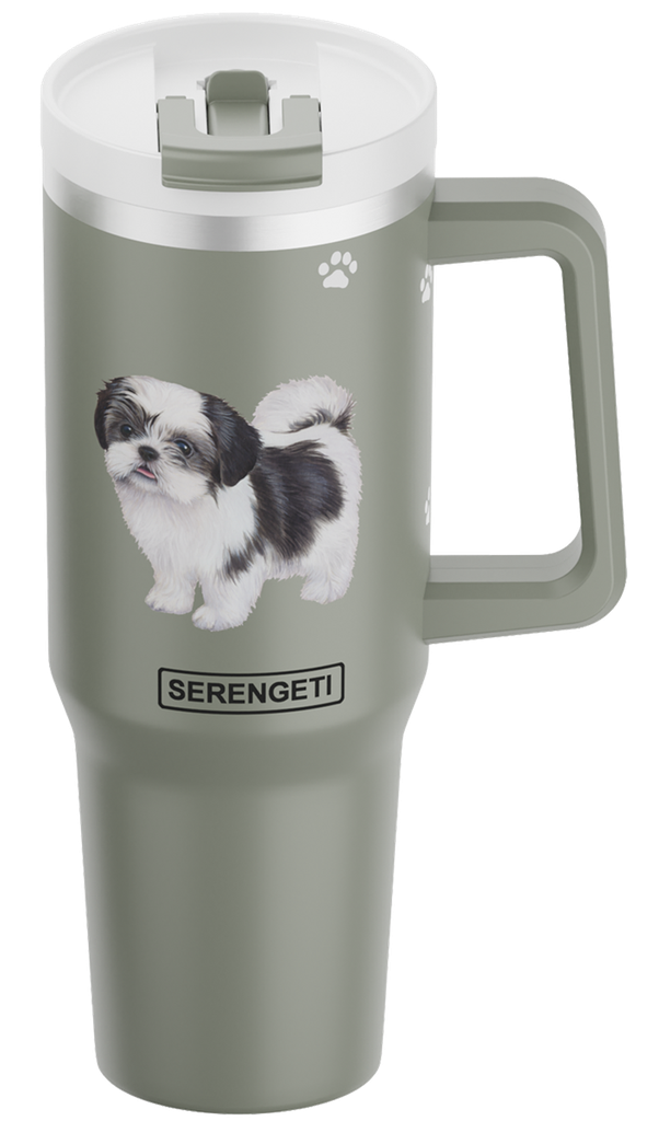 Shih Tzu, black Mug, 40 ounce