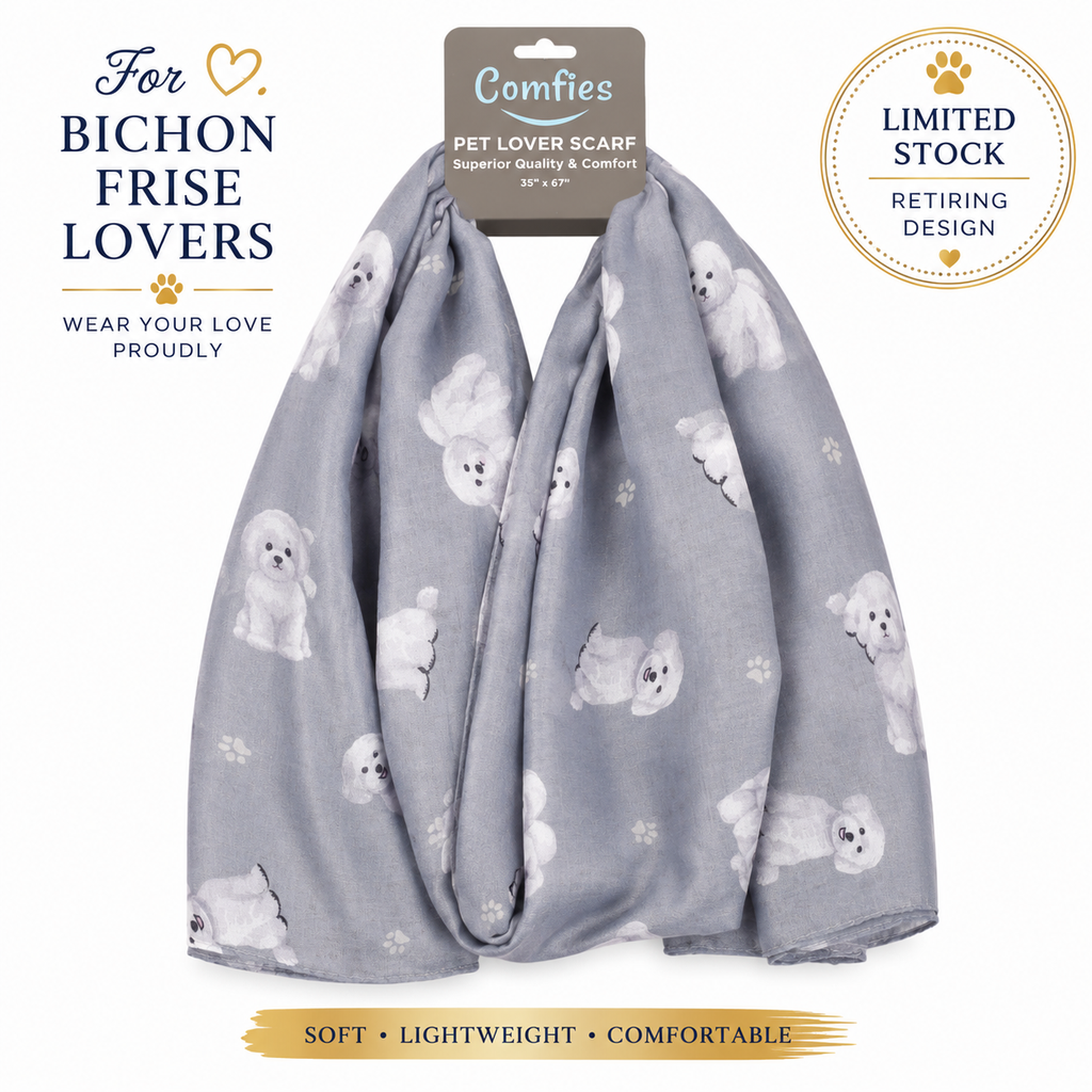 Bichon Frise, Pet Lover Scarf