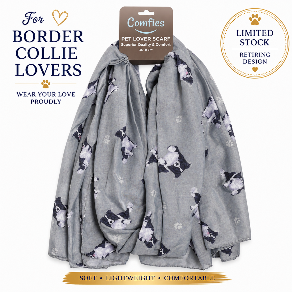 Border Collie, Pet Lover Scarf