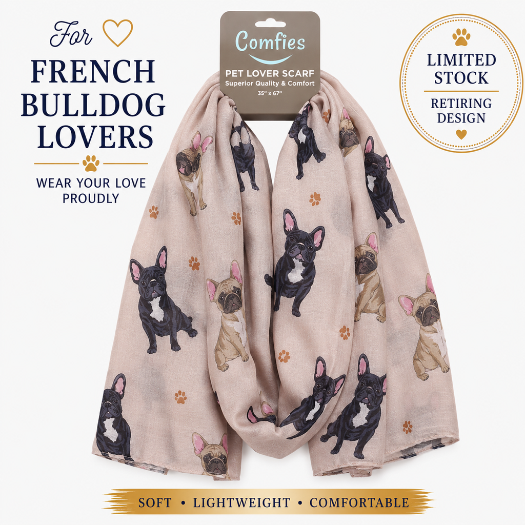 French Bulldog, Pet Lover Scarf