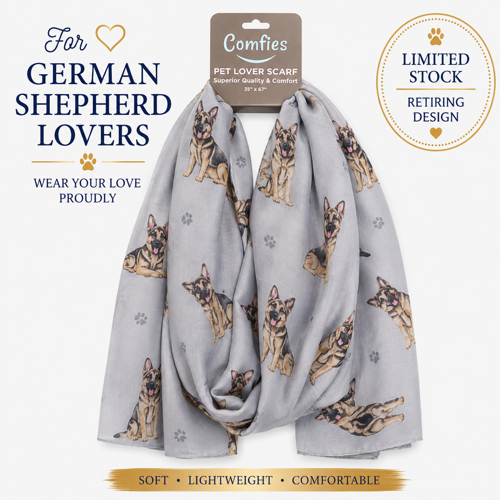 German Shepherd, Pet Lover Scarf