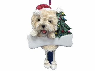 Cairn Terrier, Dangling Dog Ornament