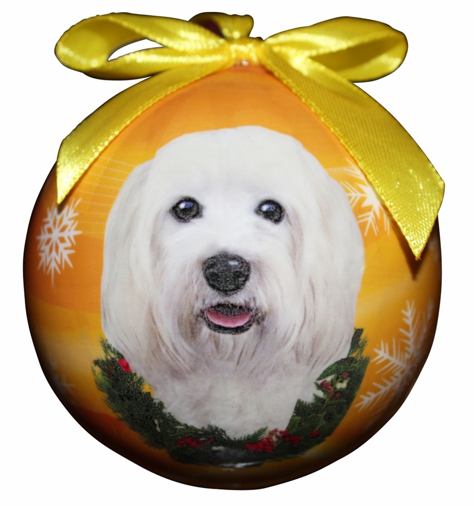 Havanese  Ornaments, Christmas Ball
