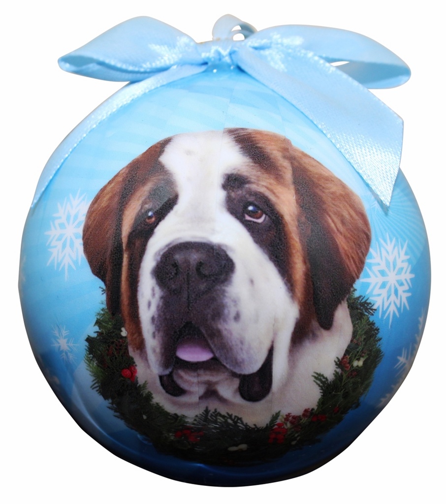 Saint Bernard Ornaments, Christmas Ball