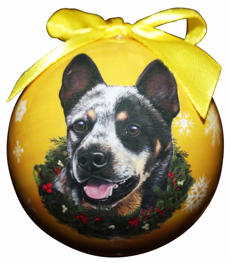 Australian Cattle Dog Ornaments, Christmas Ball