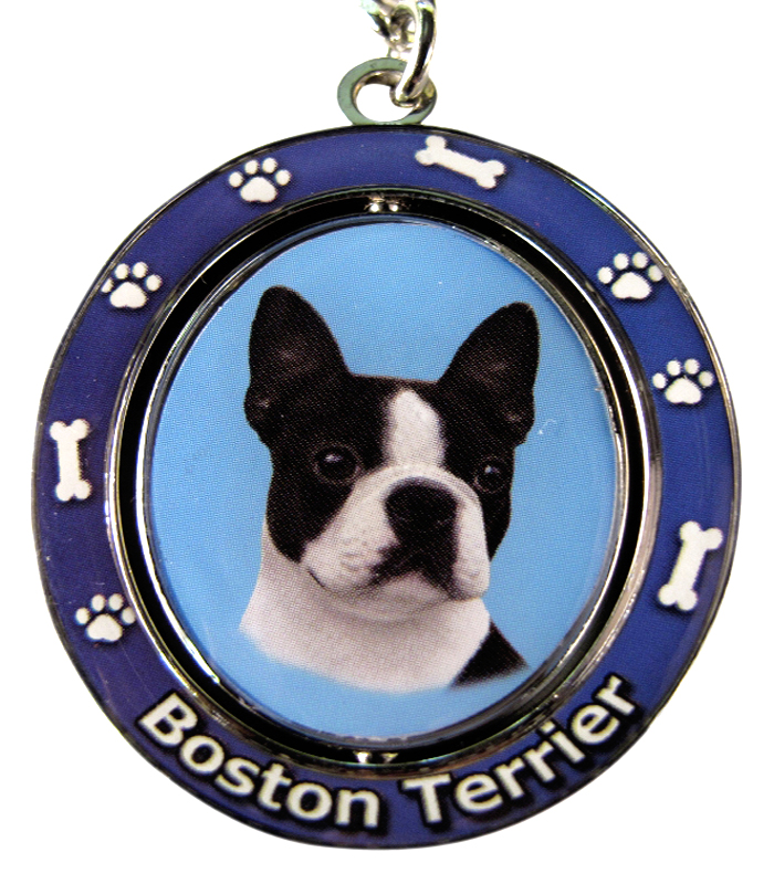 Boston Terrier Keychain