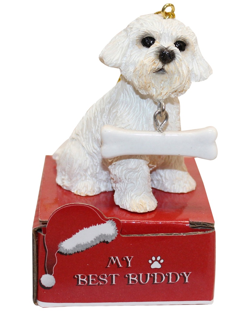 Maltese  Ornament statue with bone