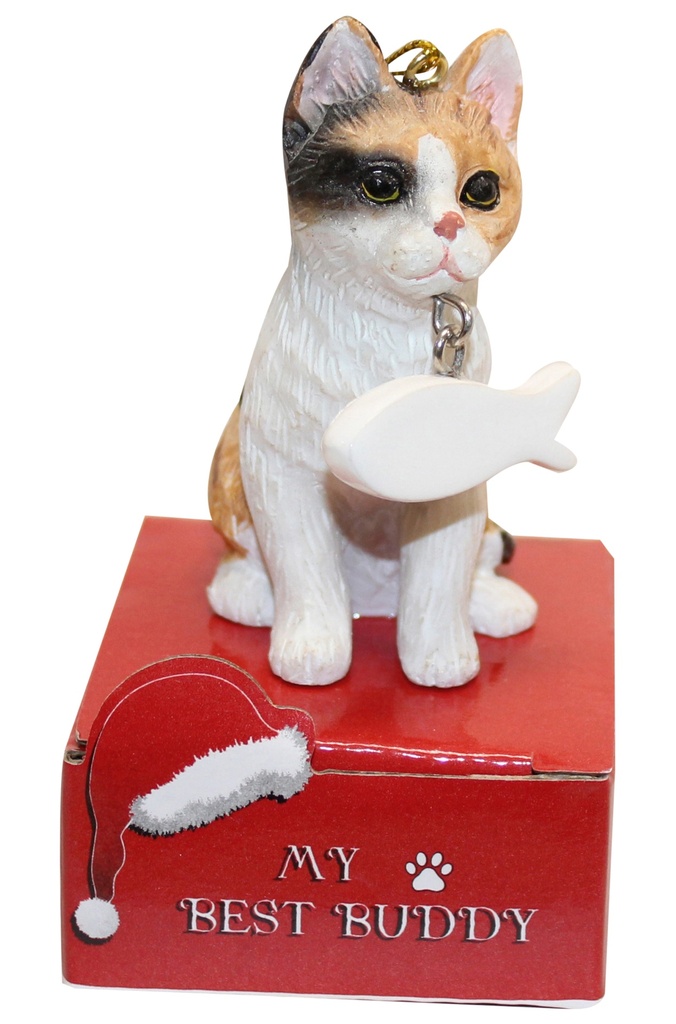 Calico Ornament statue with bone