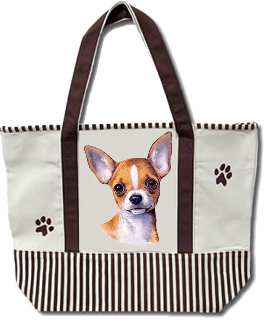Chihuahua, Tan Tote Bag