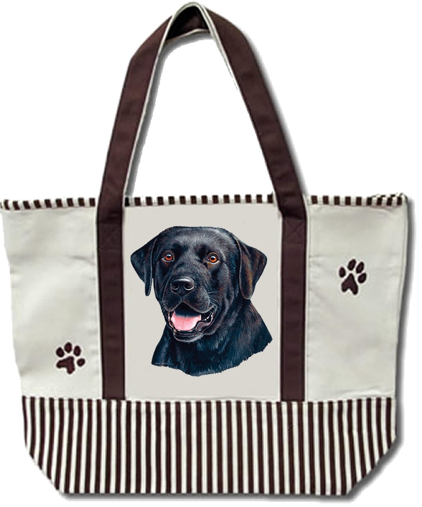 Labrador, Black Tote Bag