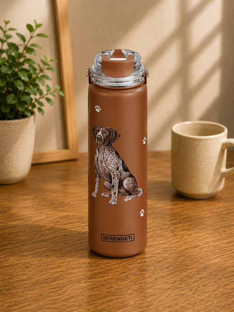 German Shorthaired pointer water bottle