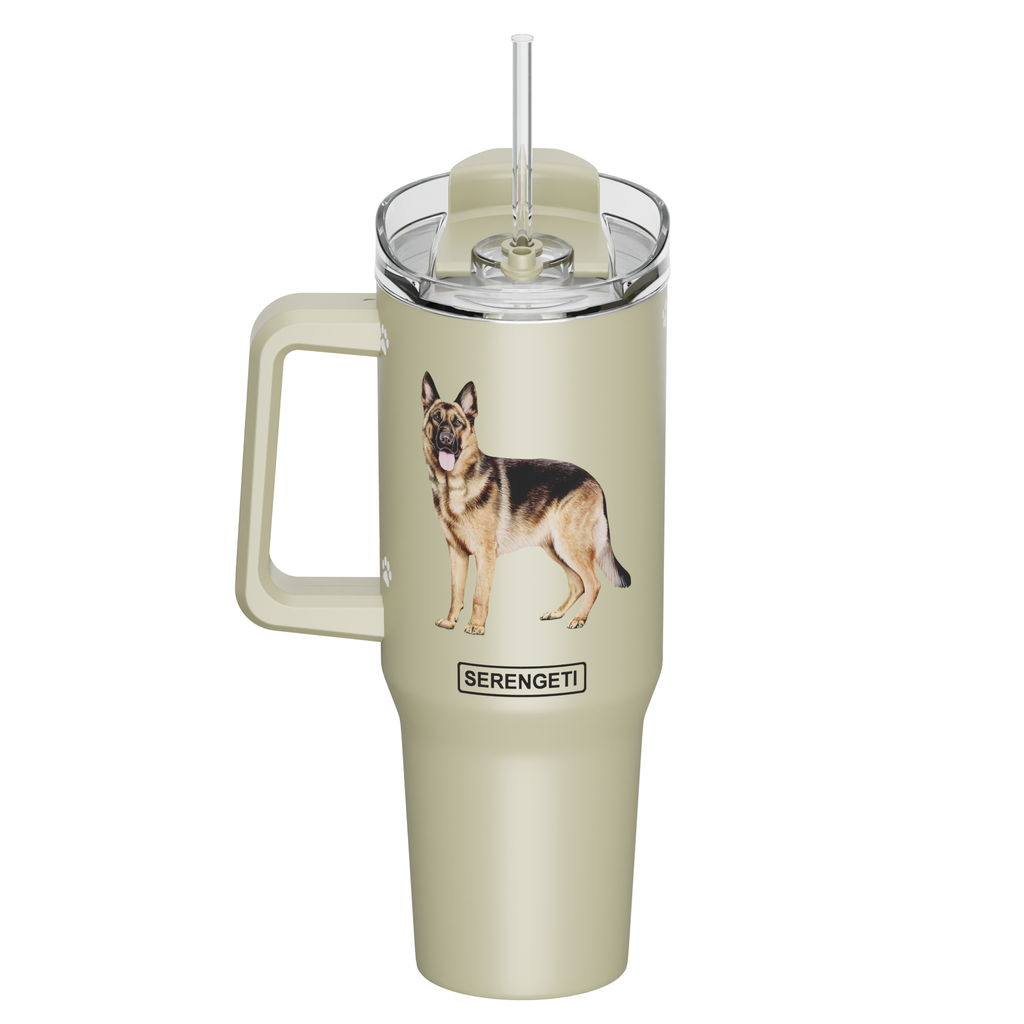 German Shepherd Mug, 40 ounce
