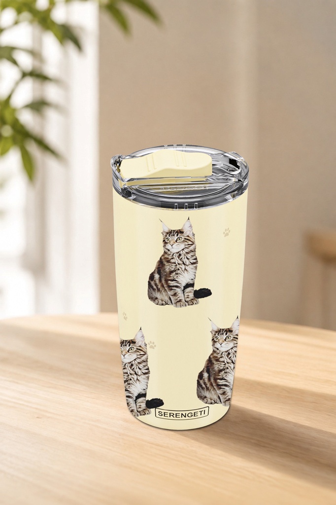 Maine Coon Cat Serengeti Tumbler