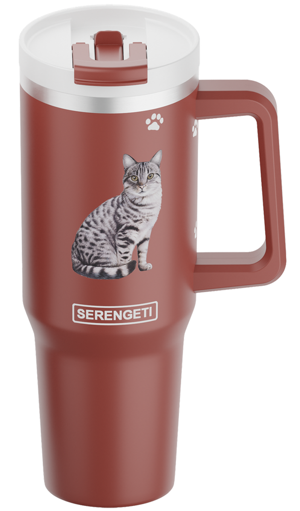 Cat, Silver Tabby Mug, 40 ounce