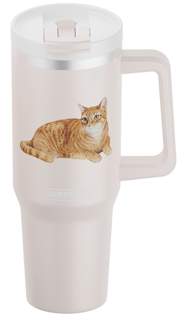 Cat, Yellow Tabby Mug, 40 ounce