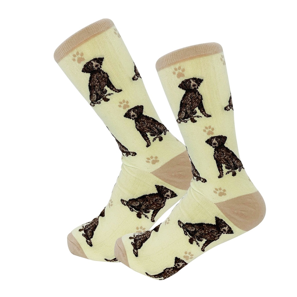 German Shorthair Pointer Socks, Full Body Dog