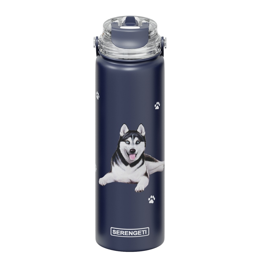 Siberian Husky water bottle