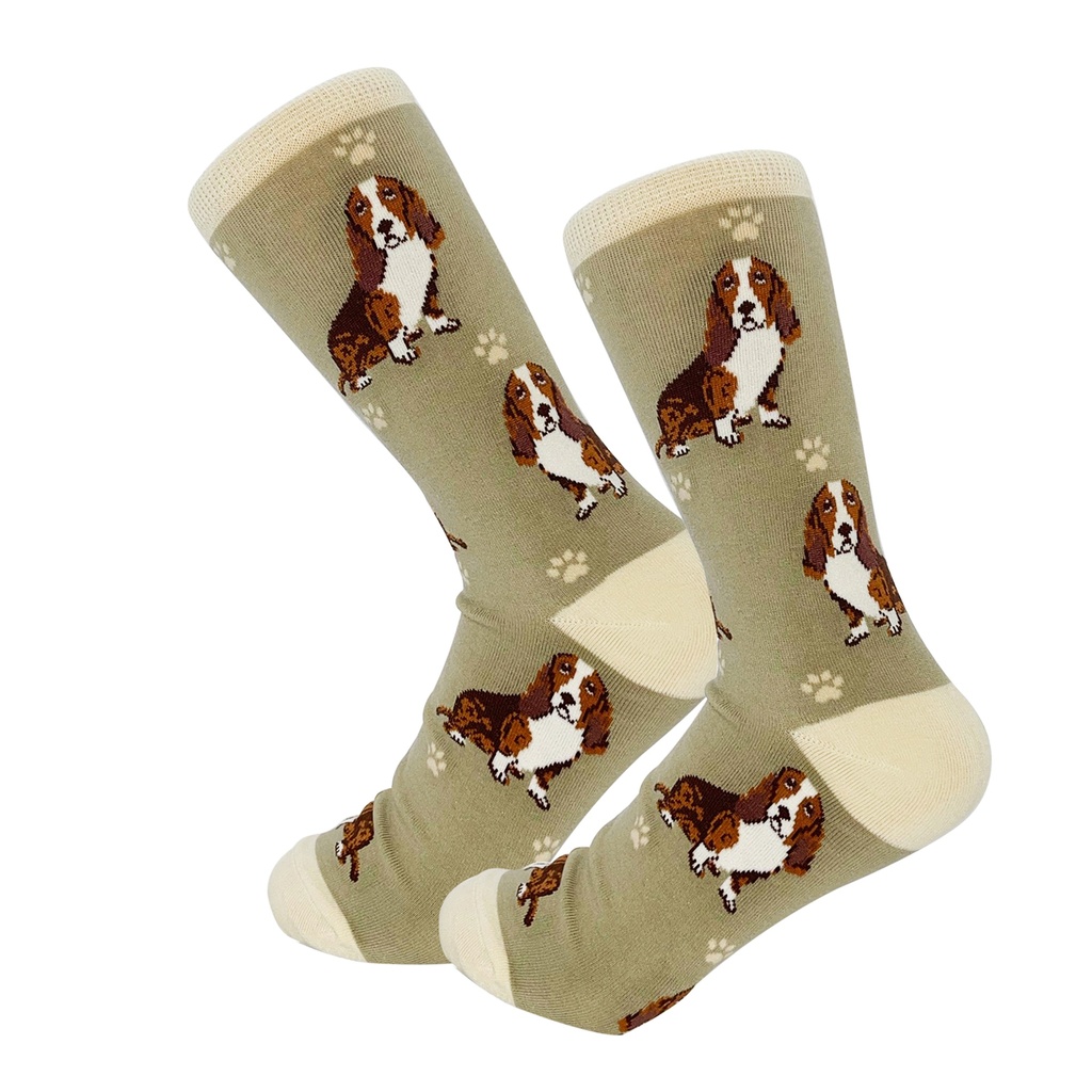 Basset Hound Socks, Full Body Dog