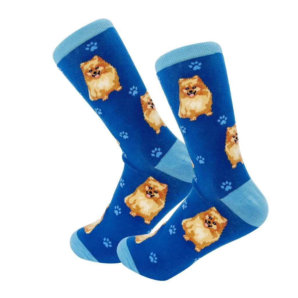 Pomeranian Socks, Full Body Dog