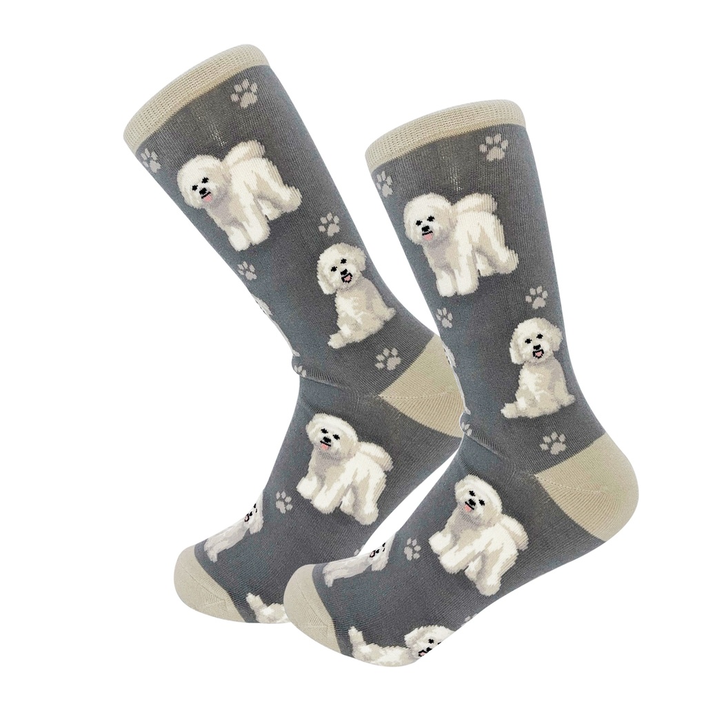 Bichon Socks, Full Body Dog