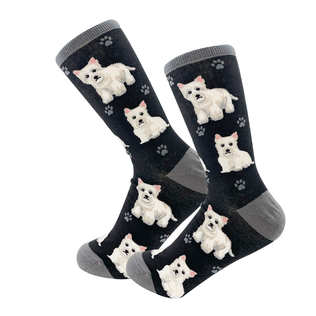 Westie Socks, Full Body Dog