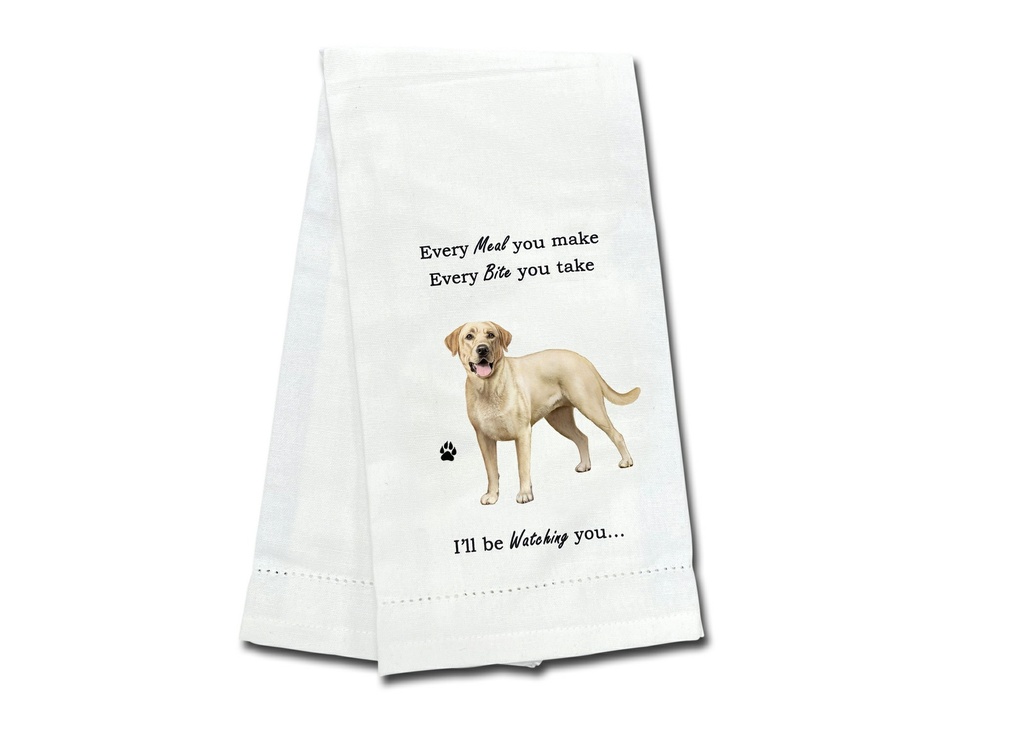 Labrador, yellow, Kitchen Towel