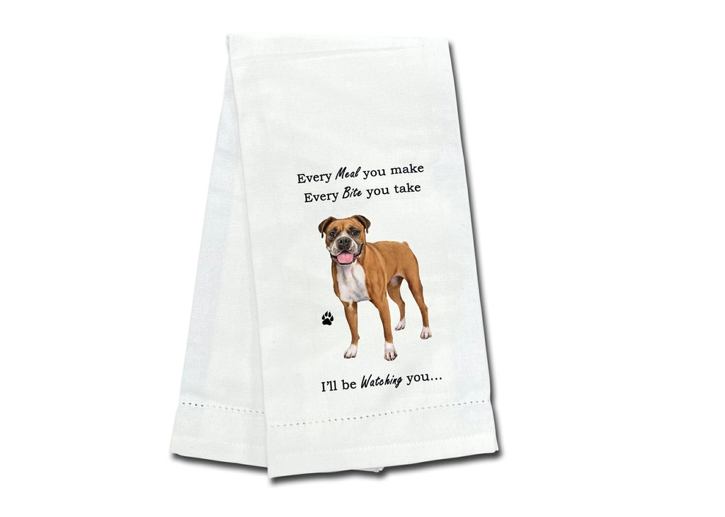Boxer, Uncropped, Kitchen Towel