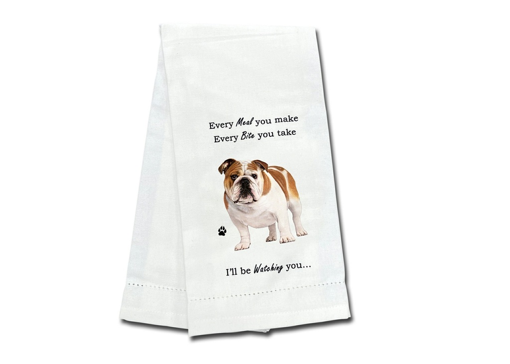 Bulldog, Kitchen Towel