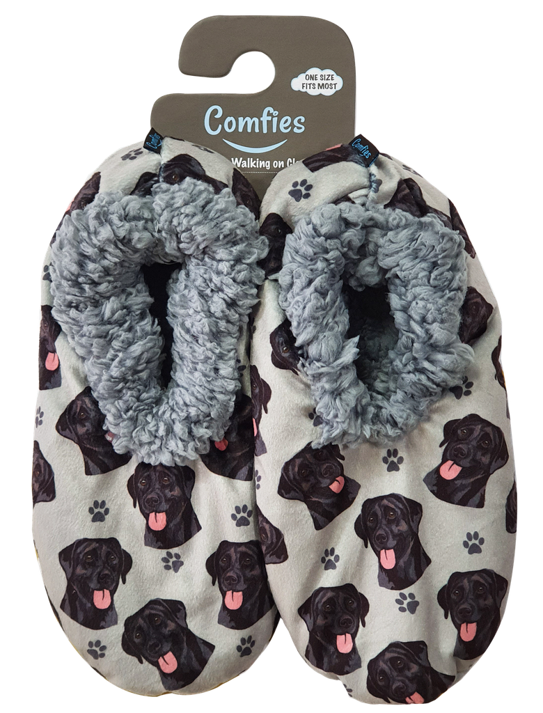 Labrador, black Slippers