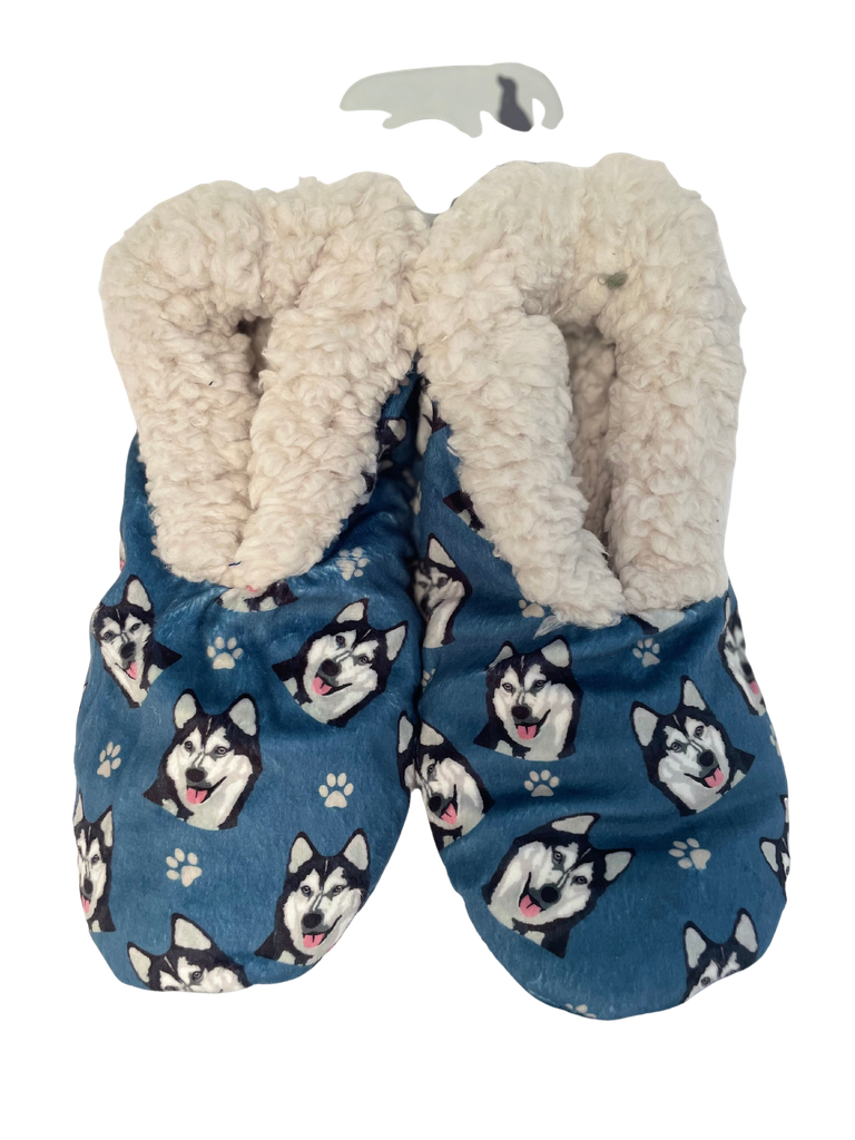 Siberian Husky Slippers