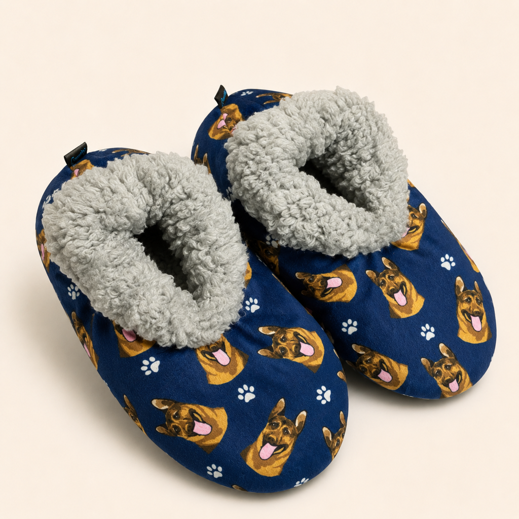 German Shepherd Slippers