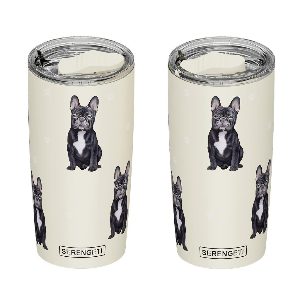 French Bulldog Serengeti Tumblers black