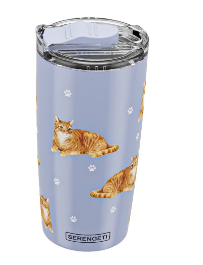 Tabby Orange Serengeti Tumblers