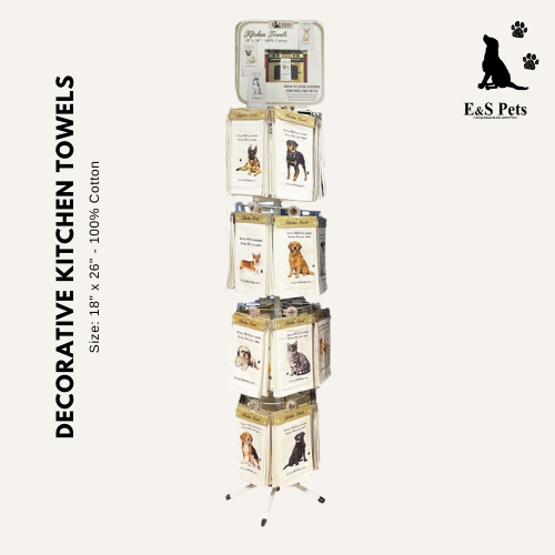 Decorative Kitchen Towels Display