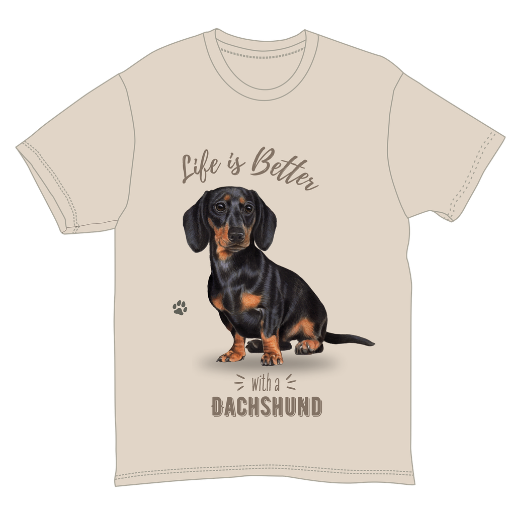 Dachshund Black Tshirts