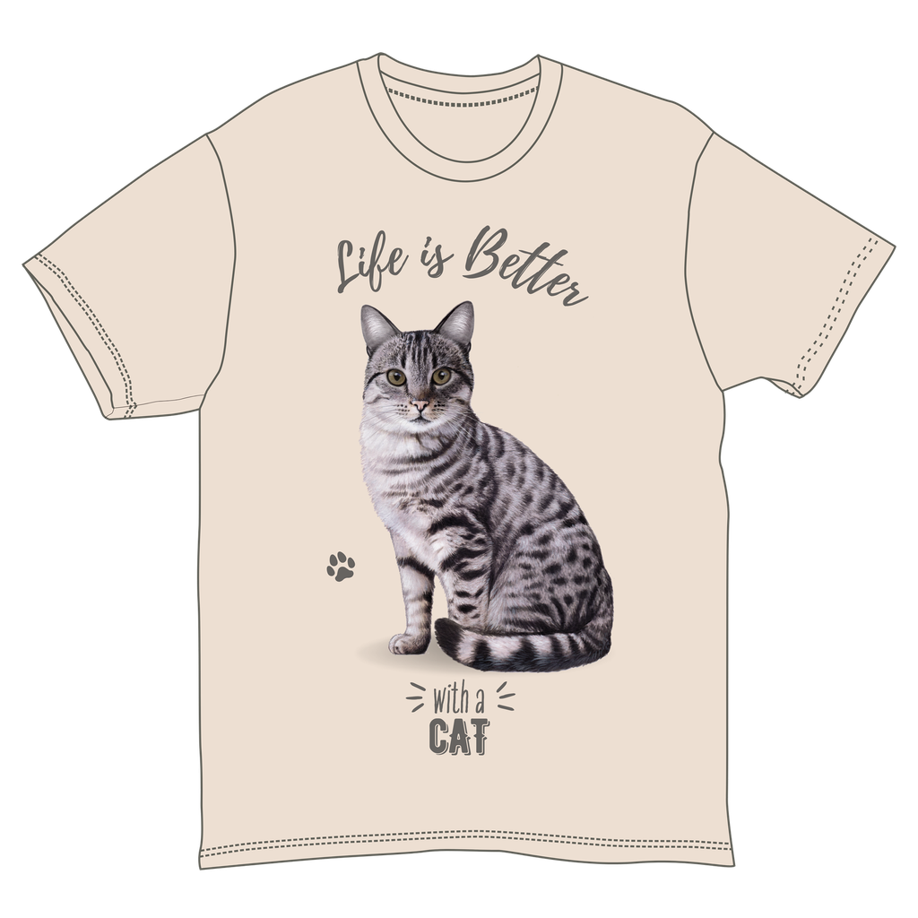 Silver Tabby Cat Tshirts