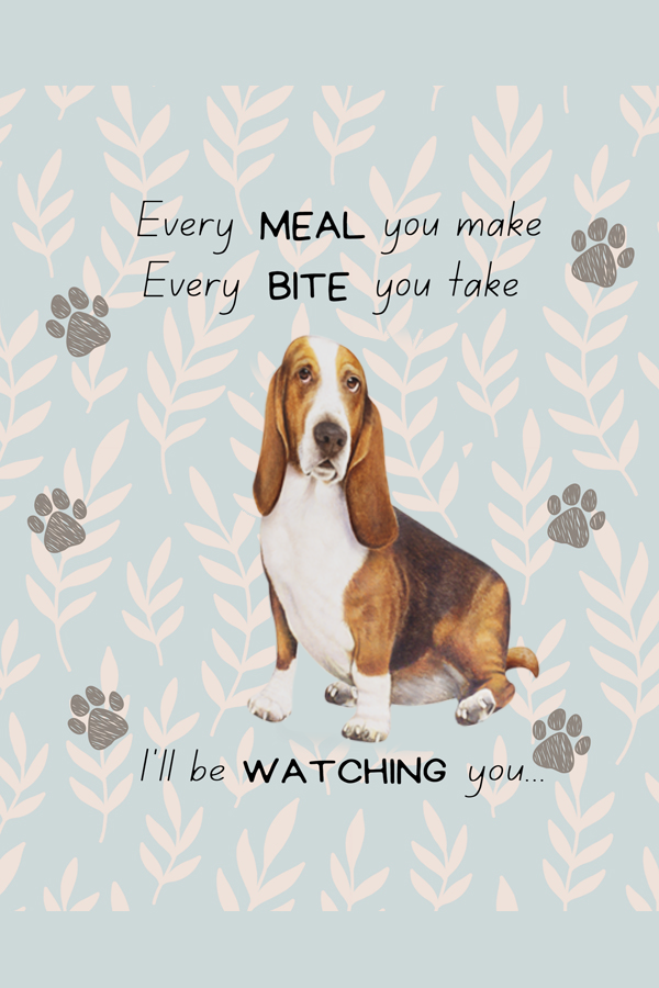 Basset Hound - 3 Piece Kitchen Set