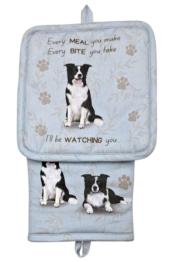 Border Collie - 3 Piece Kitchen Set