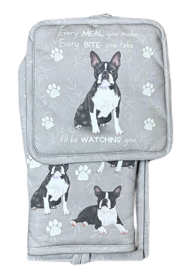 Boston Terrier - 3 Piece Kitchen Set