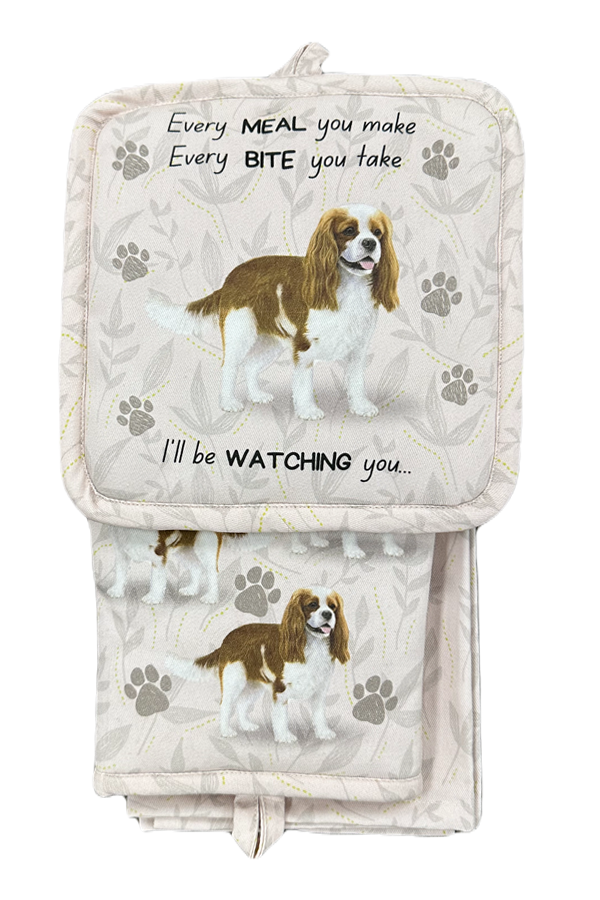 King Charles Cavalier - 3 Piece Kitchen Set