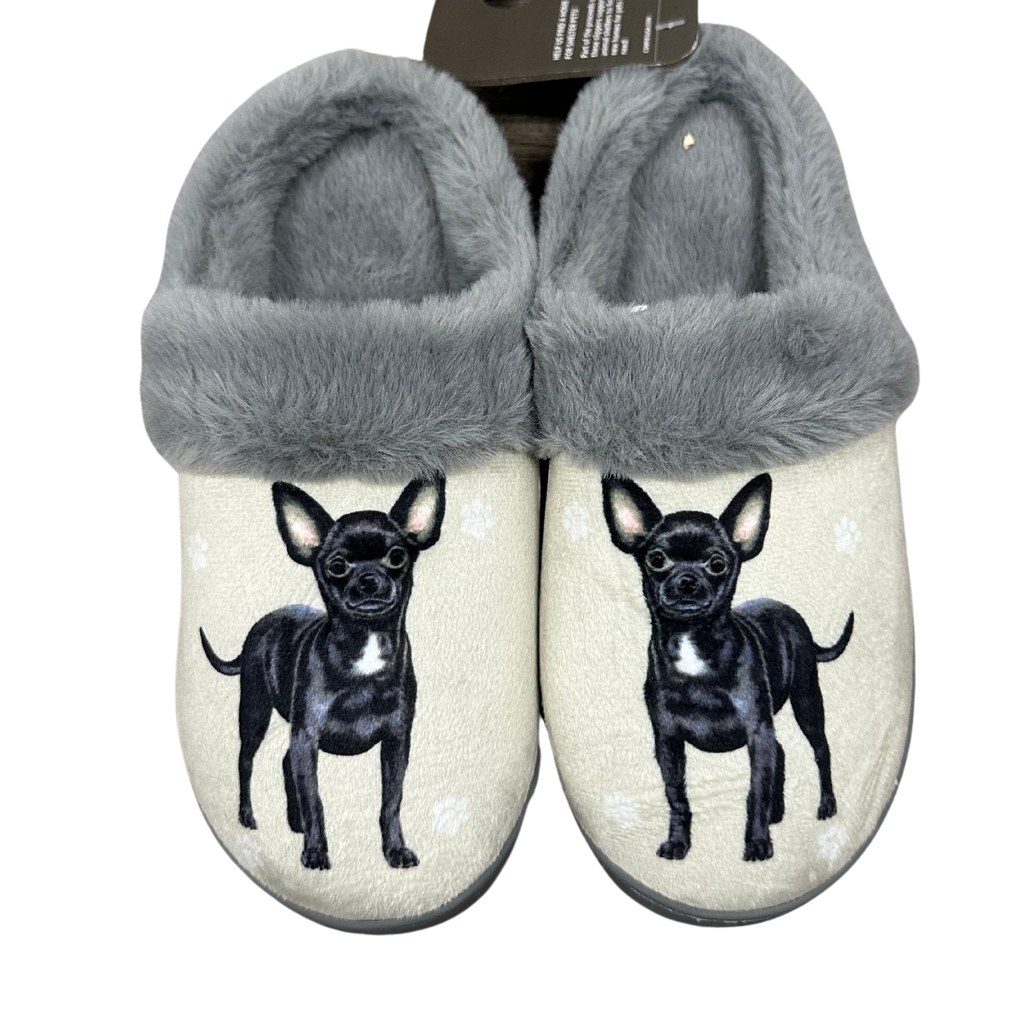 Chihuahua black - Snugg Slippers