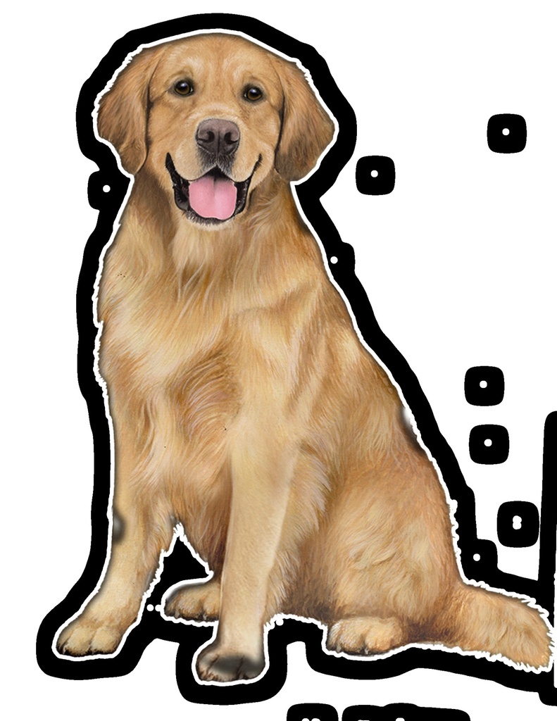 Golden Retriever Sticker