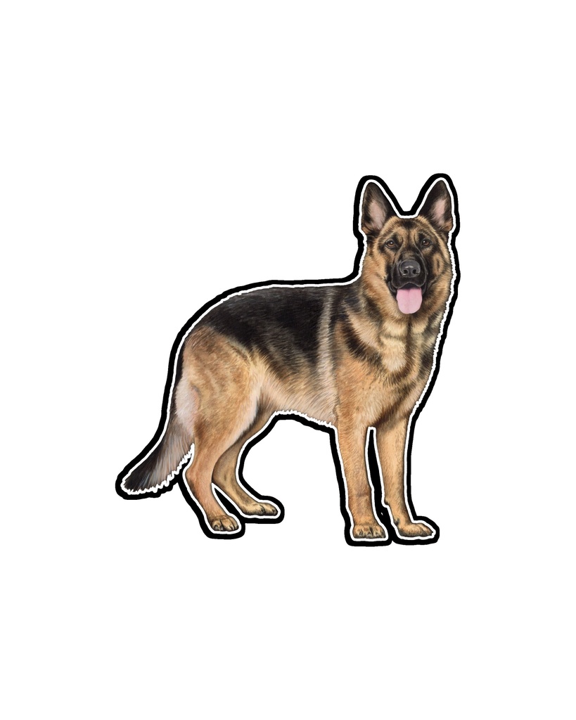 German Shepherd Sticker