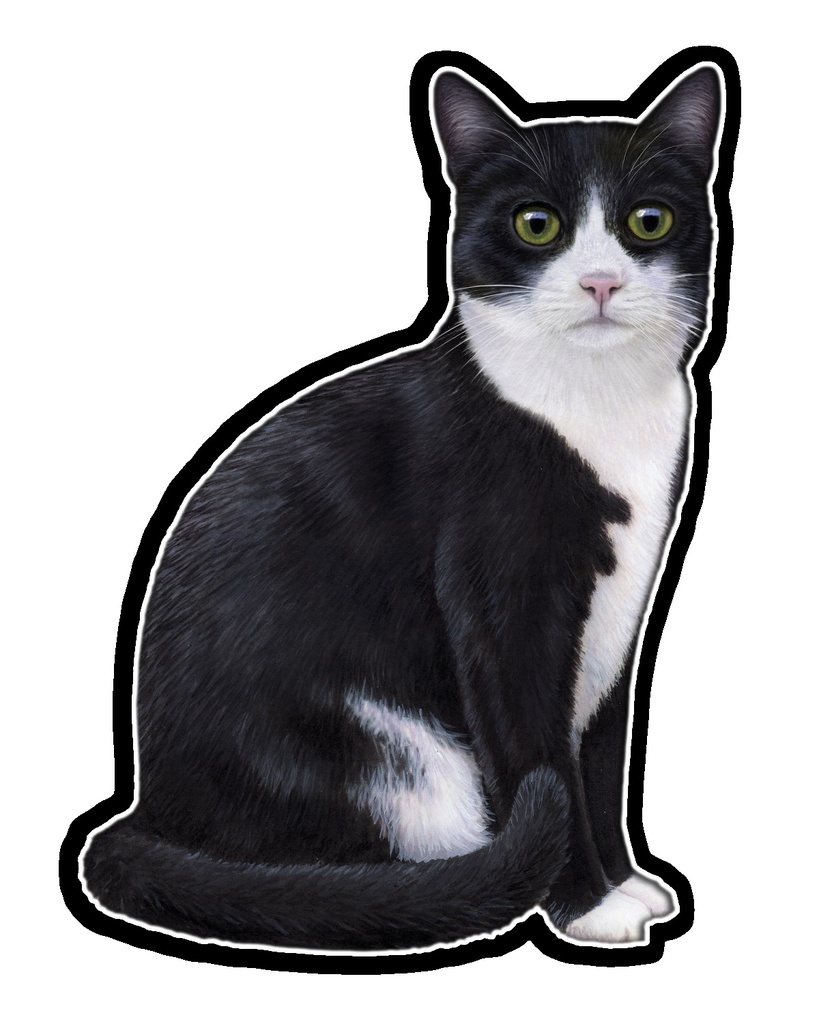 Black & White Sticker