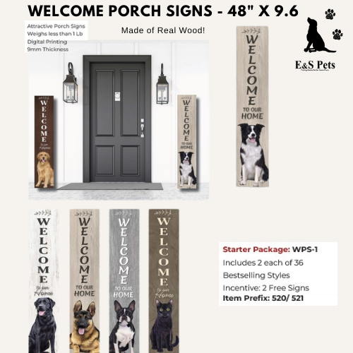 Welcome Porch Signs