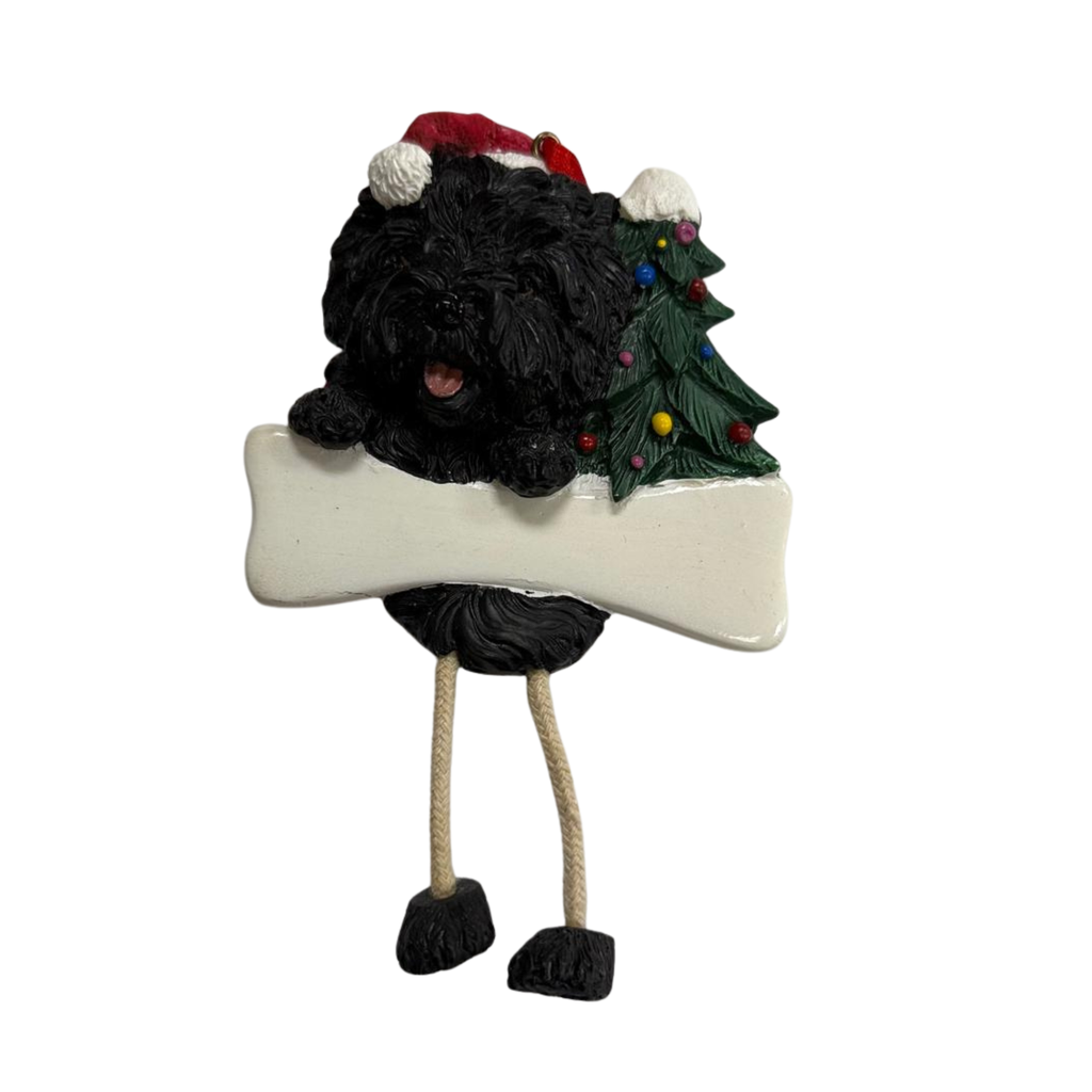 Cairn Terrier, Black Dangling Dog Ornament